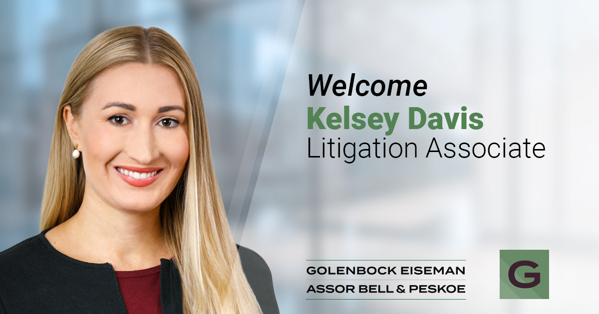 Golenbock Deepens Litigation Practice with Kelsey Davis