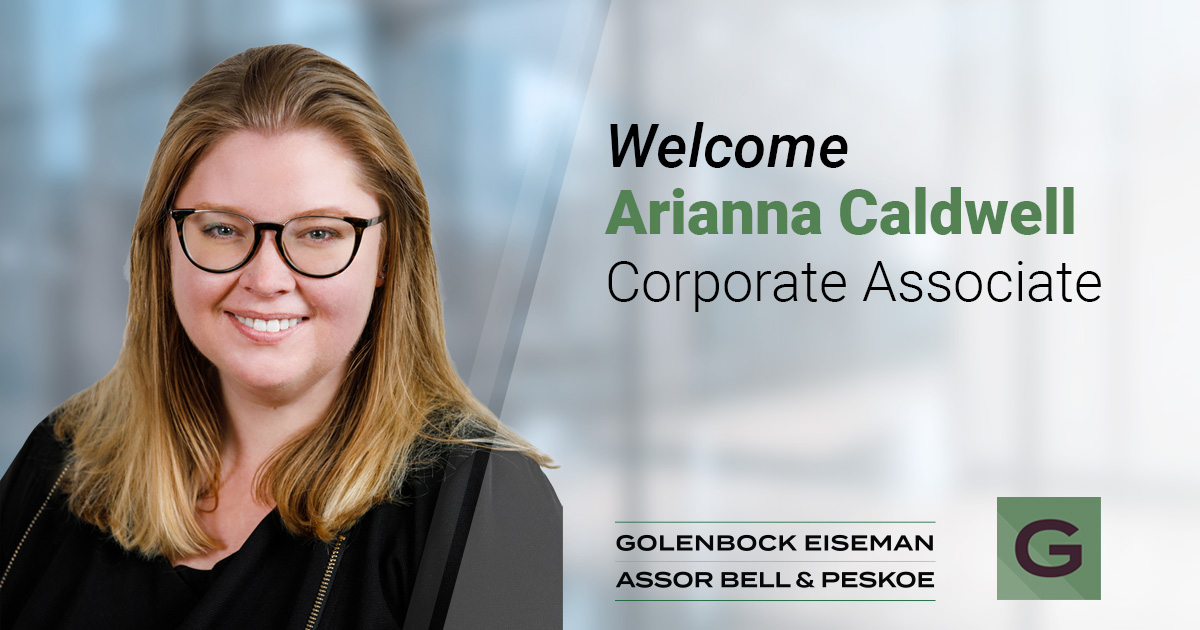 Golenbock Bolsters Corporate, M&A and Venture Capital Team with Arianna Caldwell