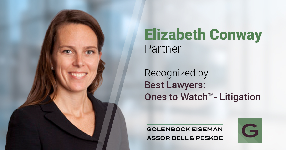 Elizabeth Conway Recognized in 2024 Best Lawyers® Ones to Watch™