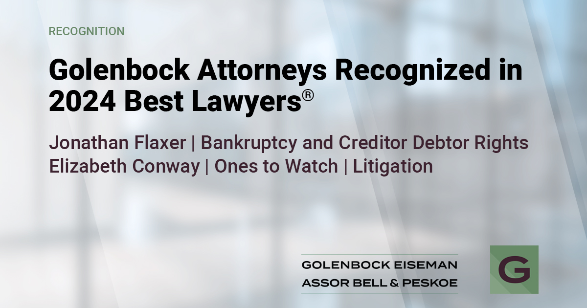 Golenbock Attorneys Recognized in 2024 Best Lawyers®