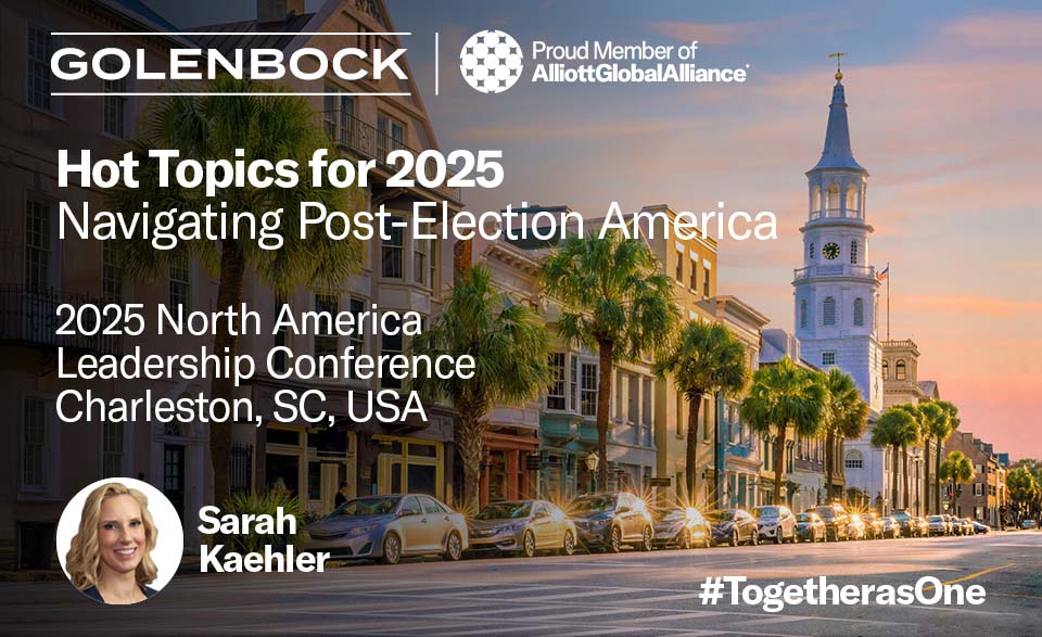 Corporate Partner Sarah Kaehler Breaks Down 2025’s Hottest M&A Trends—Navigating Post-Election America at Alliott Global Alliance’s North America Leadership Conference